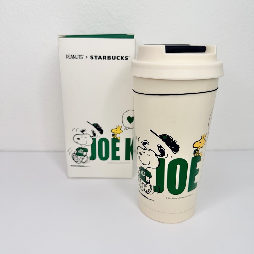 Starbucks + Peanuts Joe Kind 16 oz Stainless Steel Tumbler